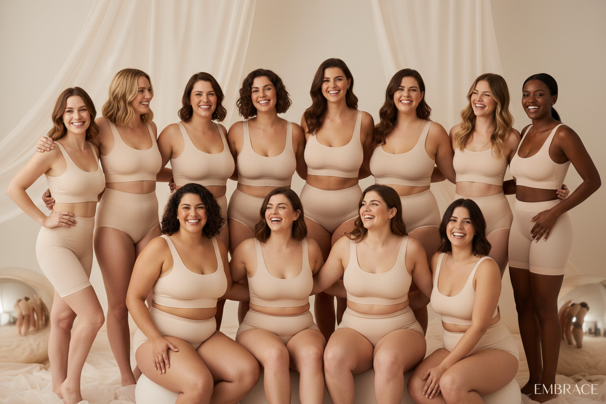 Diverse Women in Shapewear